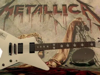 Metallica - Eet Fuk ESP Guitar 3D model