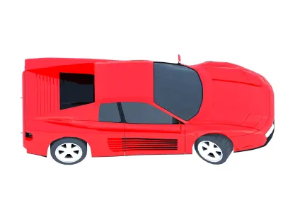 Ferrari 512 Testarossa 3D model