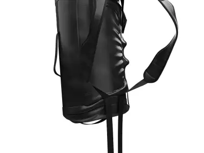 Waterproof gym bag 3D model