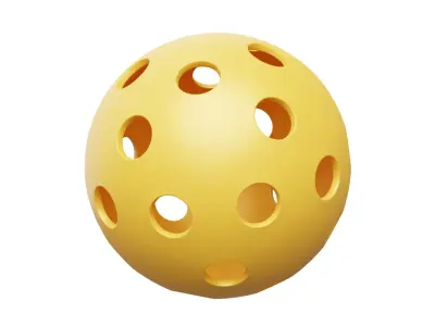 Paddle Ball 3D model