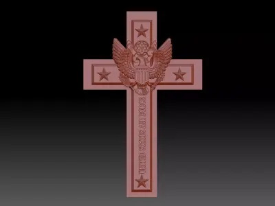 Cross 3D print model 25
