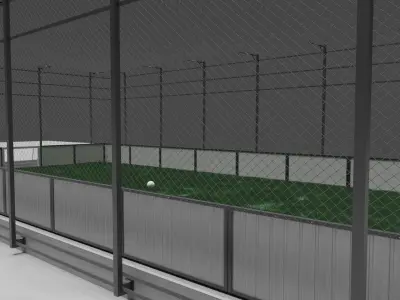 Cageball Playground - High poly 3D model