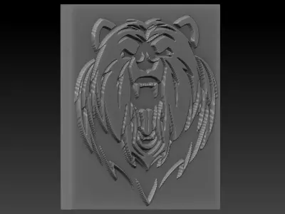 Bearr bear head 3D print model