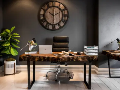 Mini Office Design 3D model