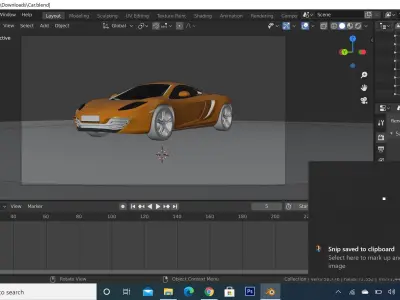 MCLAREN CAR  Low-poly 3D model