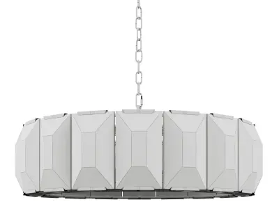 Harlow Crystal Round Chandelier 43 3D model