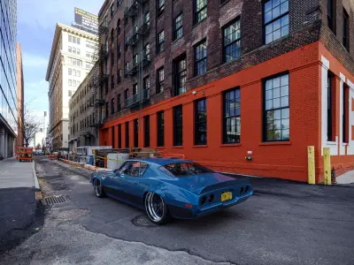 Chevrolet Camaro 1970 ProTouring - 3D Model 3D model