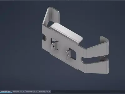 Metal  Sheet 2 Practice Exercise  3D print model