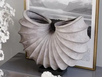 Decorative Set 162 Low-poly 3D model