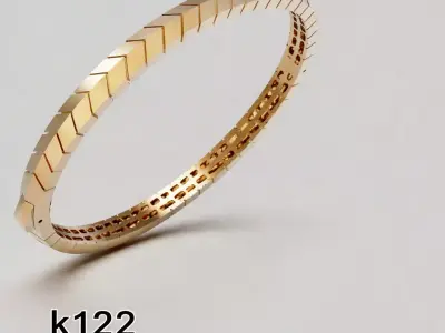 Beautiful delicate bracelet 3D print model