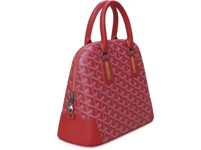 Goyard Vendome Bag Red Low-poly 3D model