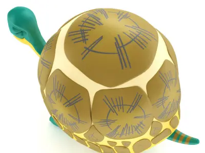 Tortoise toon 3d model 3 3D model