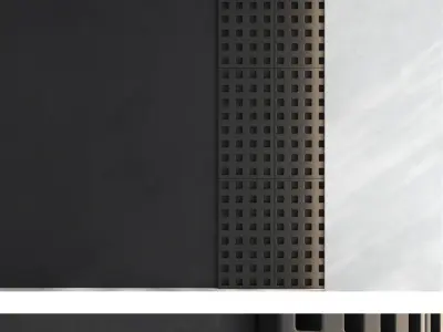 Decorative wall panel set 75 3D model