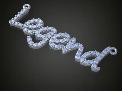 My Exclusive Pendant  3D 0120 printable model9 Free 3D print model