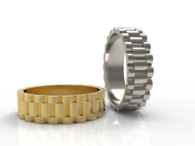 Rolls ring width 6 mm 3D print model