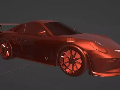 Porshche 911 Gt3 Rs 2018 3D model