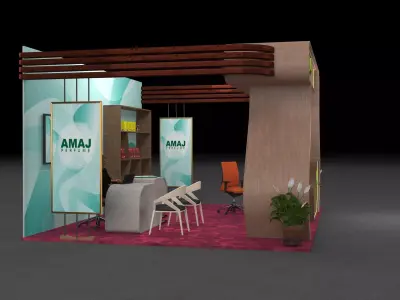 LOGISTICS STALLS Low-poly 3D model
