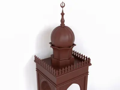 mosque pulpit 3D model