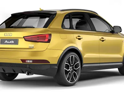 Audi Q3 S-Line 2016 3D model