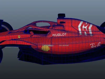 f1 2021 detailed model 3D model