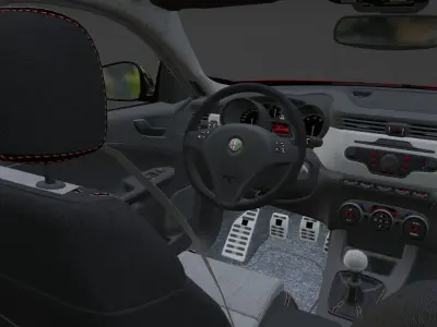 Alfa Romeo Giulietta quadrifoglio 3D print model