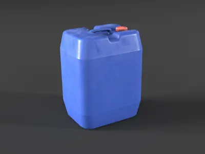 Plastic Water Gallon Low-poly 3D model