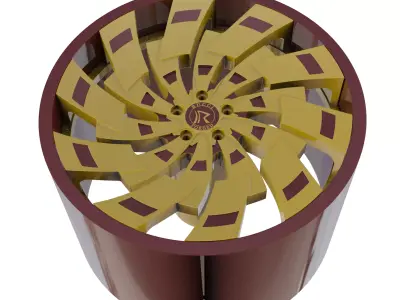 RUCCI FORGED fam WHEEL 3D PRINT MODEL  3D print model