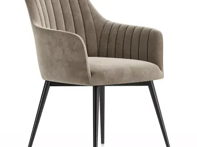 Armchair Lexi  Low-poly 3D model