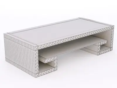 Francesco Molon T502 coctaile table COFFRE CHONOIS 3D model