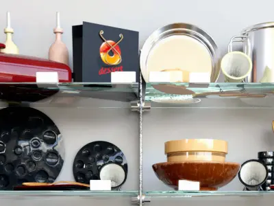 Set of dishes 3D model