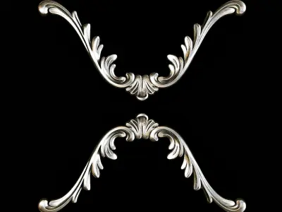 Classic carved 099 3D model