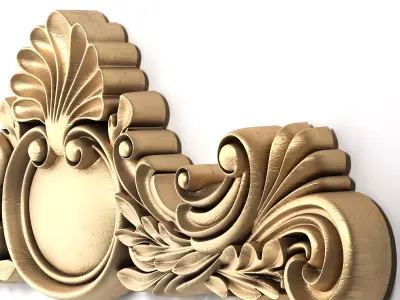 Carved decor 4 3D model