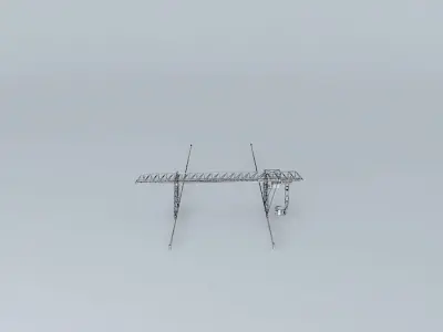 GornjoIbarski Crane 3D model