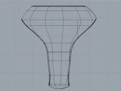 Ring 3D print model three gold rings 3D print model