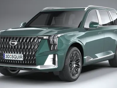 GAC Trumpchi GS8 Hybrid 2022 3D model