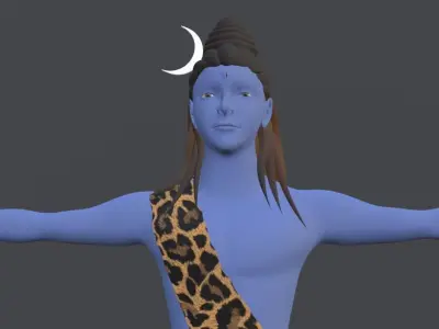 mahadev 3d modeling in blender Free 3D model