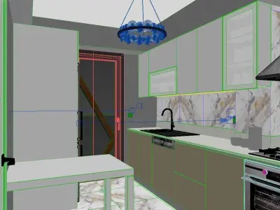 KITCHEN SCENE 3D model