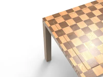 Uha Side Table Low-poly 3D model