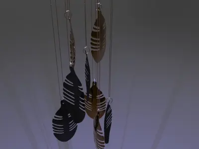 Decorative Leaf Roof Free 3D model