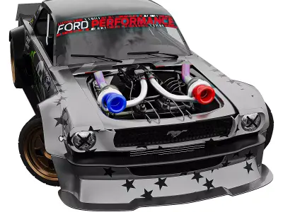Hoonicorn Mustang V2 3D model