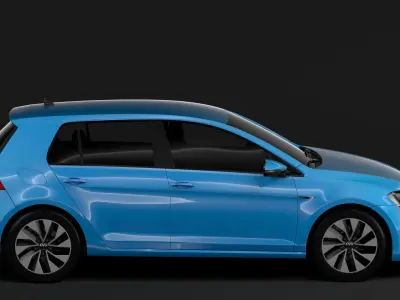 Volkswagen Golf 7 TGI BlueMotion 5D 2016 3D model