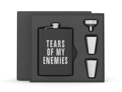 Personalized Flask Set 3D model