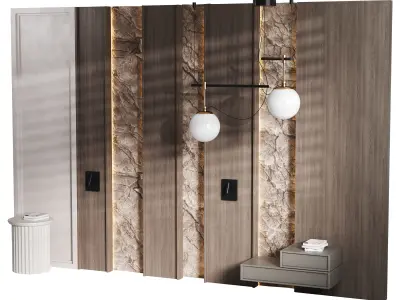 Decorative Wall panel  52 3D model