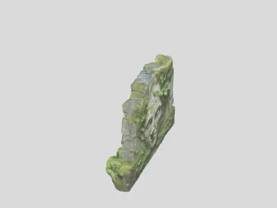 Dark Fantasy Forest Environment Low-poly 3D model