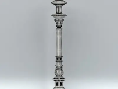 Column 003 3D model purchase