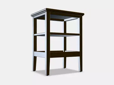 IDANAS side table Low-poly 3D model