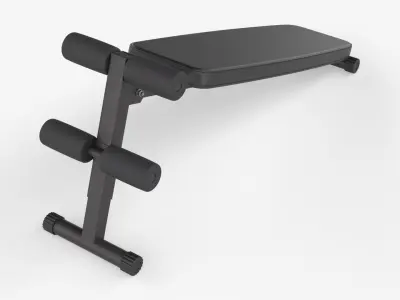 Essential workout bench 3D model