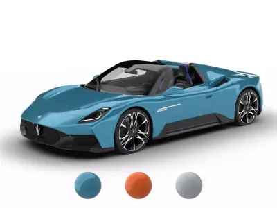 Maserati MCPura Cielo 2026 3d model 3D model