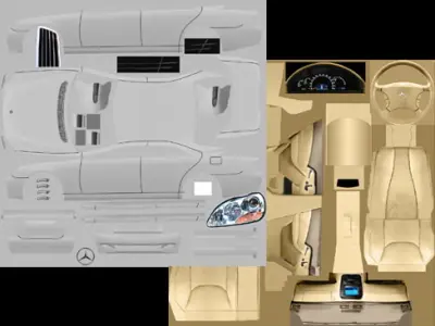 Mercedes S-Class 3D model