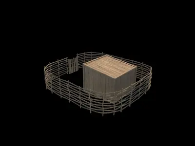 Chicken house 3D model